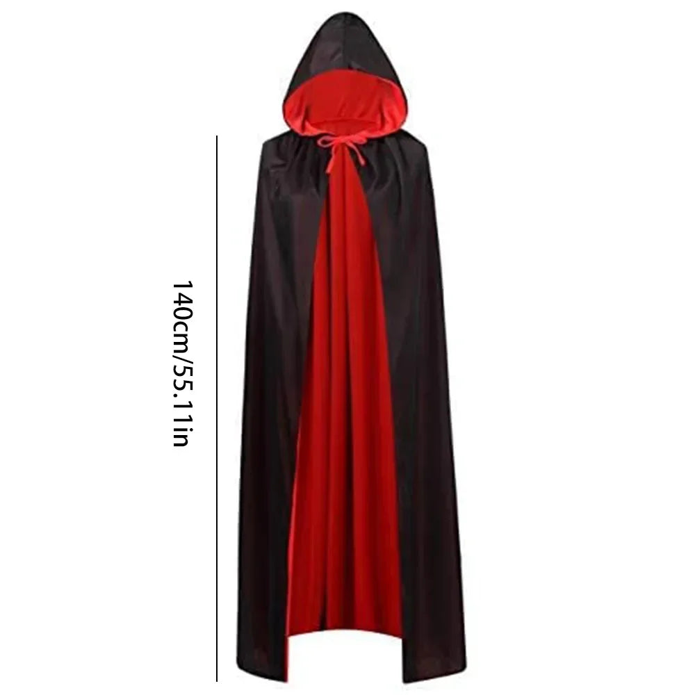 Pelerină Bicoloră cu Glugă pentru Halloween