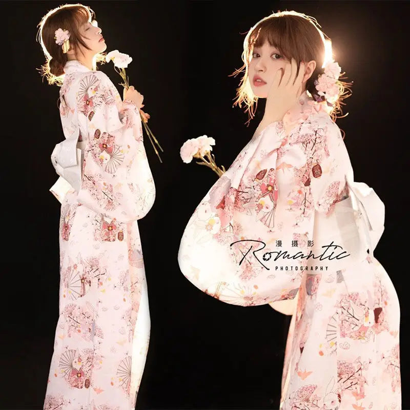 Kimono Yukata Japonez - Rochie Haori Elegantă pentru Petreceri