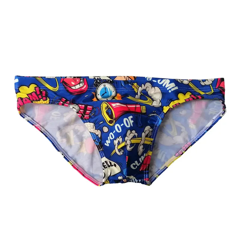 Slip de Baie Bărbați Sexy — 3 Culori (Alb, Albastru, Gri)