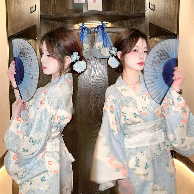 Kimono Yukata Japonez - Rochie Haori Elegantă pentru Petreceri