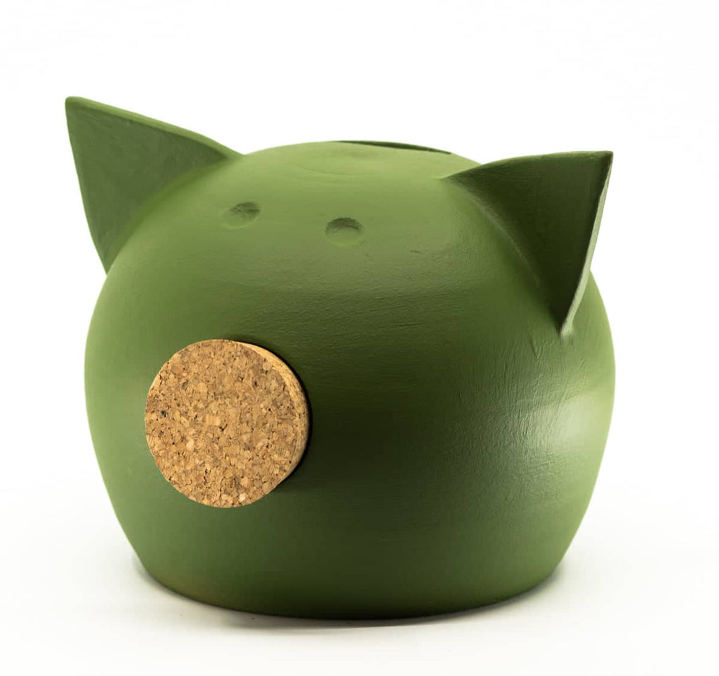 Pușculiță Ceramică cu Tablă — Decorativă și Practică!