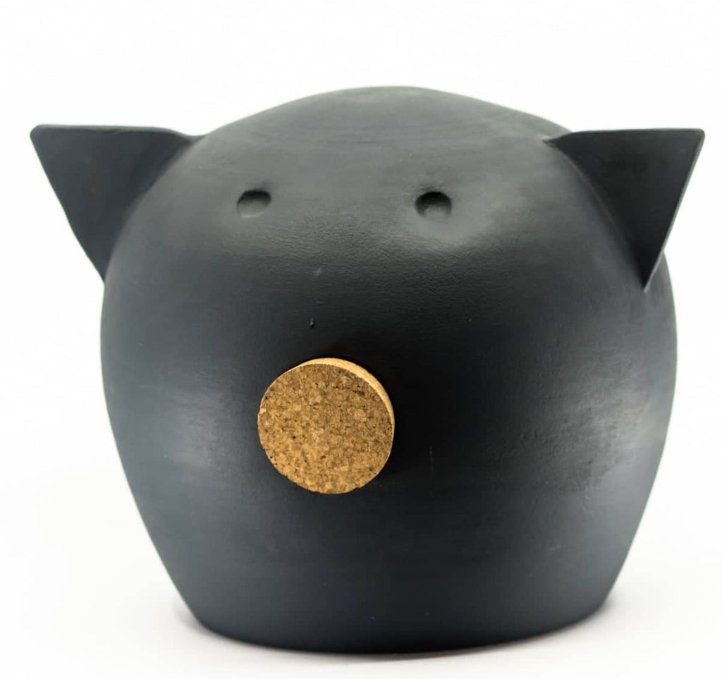 Pușculiță Ceramică cu Tablă — Decorativă și Practică!