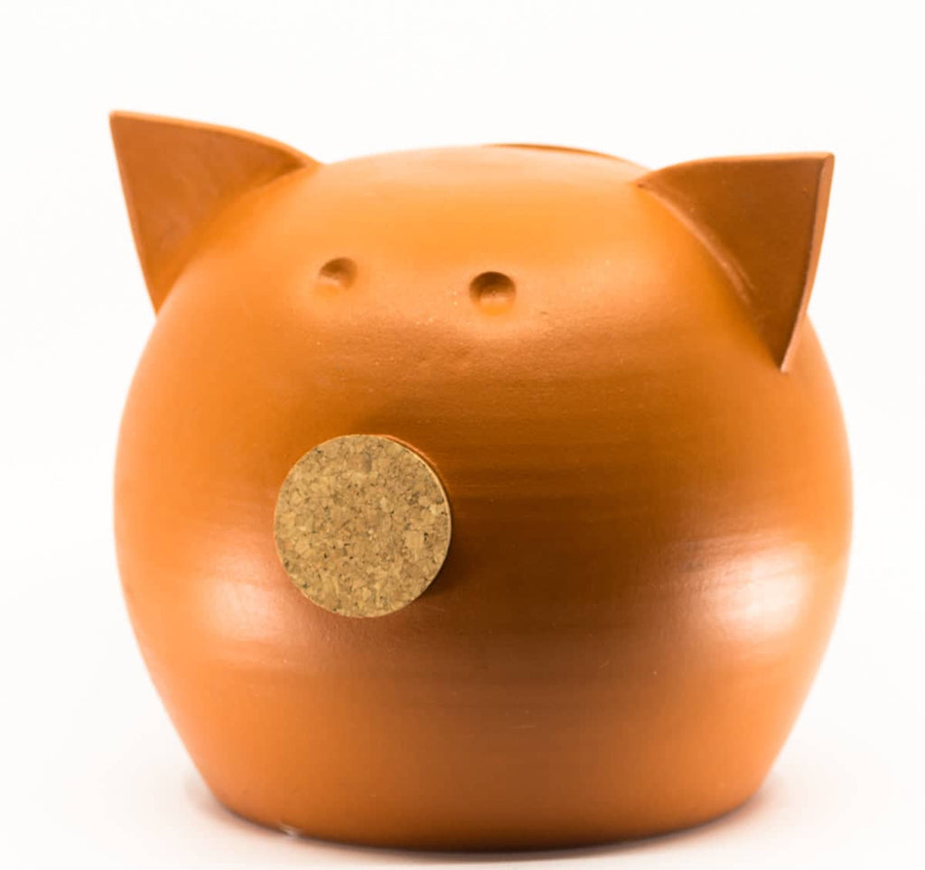 Pușculiță Ceramică cu Tablă — Decorativă și Practică!