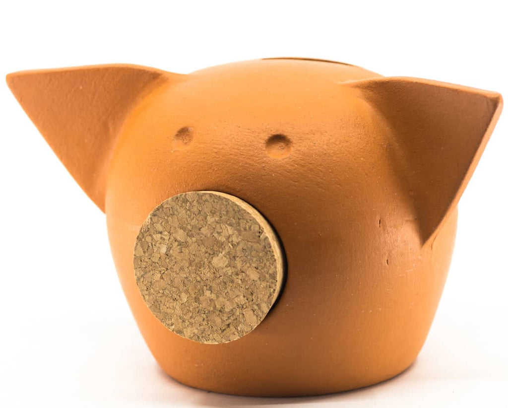 Pușculiță Ceramică cu Tablă — Decorativă și Practică!