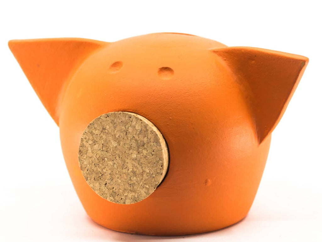 Pușculiță Ceramică cu Tablă — Decorativă și Practică!