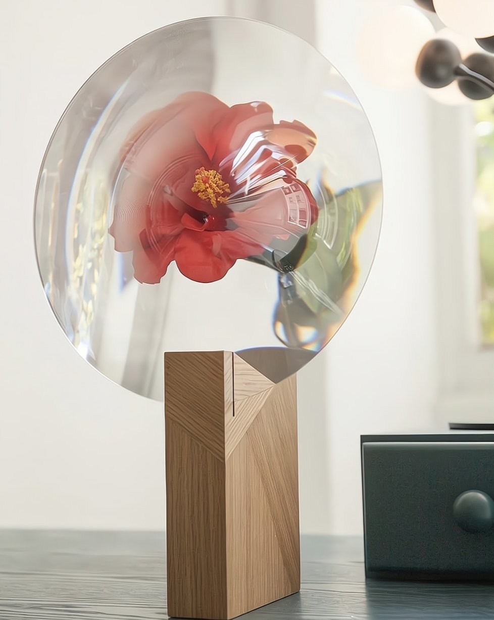 Vasă Phantom — Vasă Decorativă Modernă cu Iluzie Optică