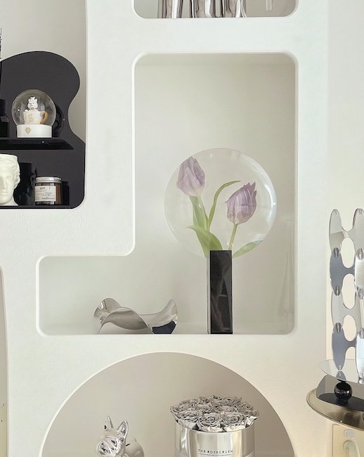 Vasă Phantom — Vasă Decorativă Modernă cu Iluzie Optică