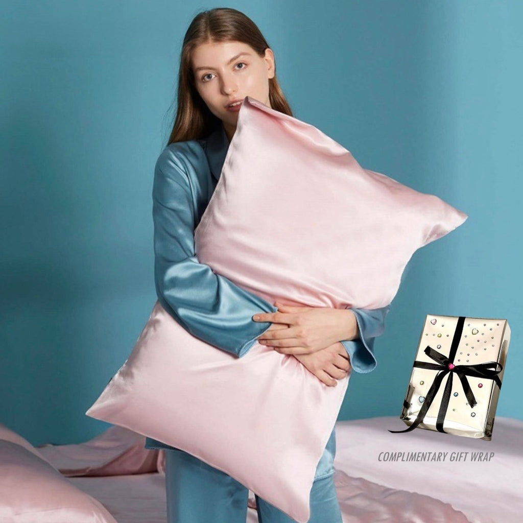 Cutie Cadou Silky: Pernă din Mătase Organică 100% Mulberry, Grad 6A